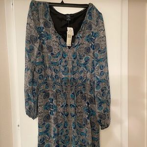 Paisley Print Dress